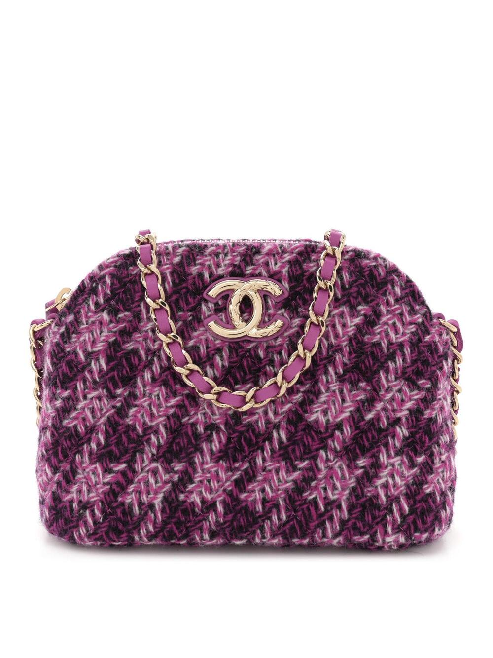 Chanel Tweed Quilted Mini Clutch With #321912C17B